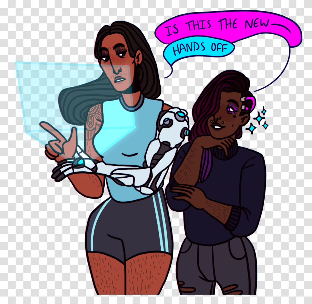 Sombrahh Wanted A Symmetra Or A Sombra So They Get Cartoon, Person, Human, Book, Comics Transparent Png