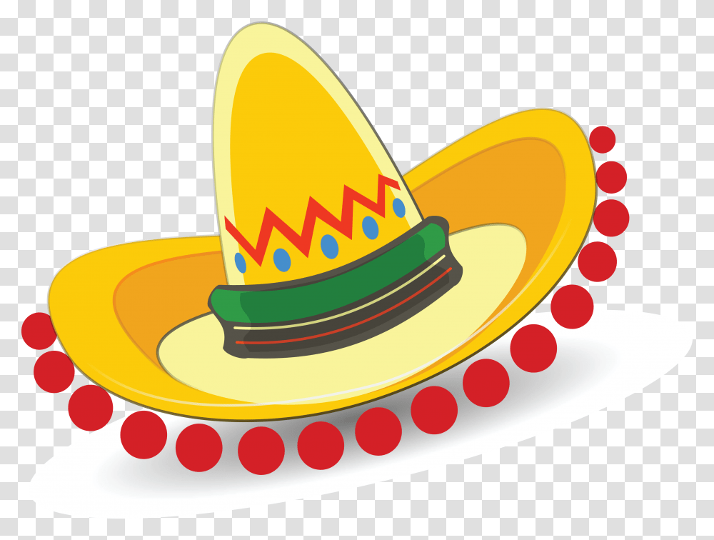 Sombrero Hat Clip Art Mexican Hat Background, Apparel Transparent Png