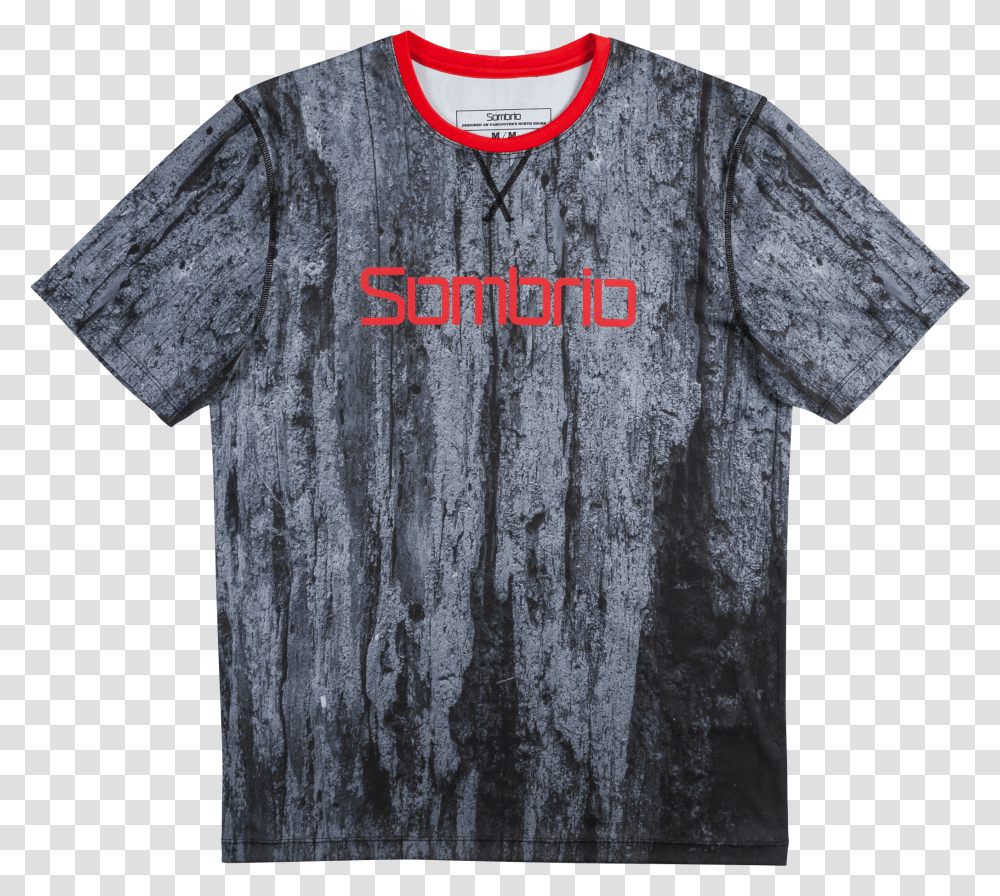 Sombrio 2019 Renegade Jersey Forest Bark Print Active Shirt, Apparel, Sleeve, T-Shirt Transparent Png