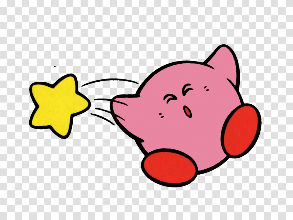 Some More Artwork Of Kirby Moving Around, Label, Star Symbol Transparent Png