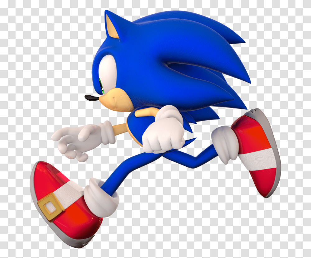 Some Sonic The Hedgehog Render By Fentonxd Sonic The Hedgehog 3d Running, Toy, Super Mario Transparent Png