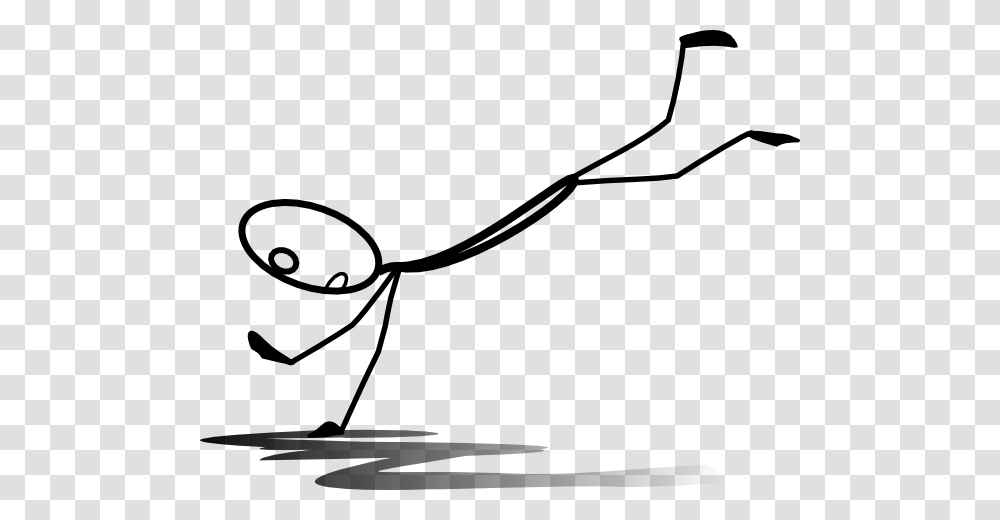 Someone Falling Down Clipart, Bow, Stencil, Scroll Transparent Png