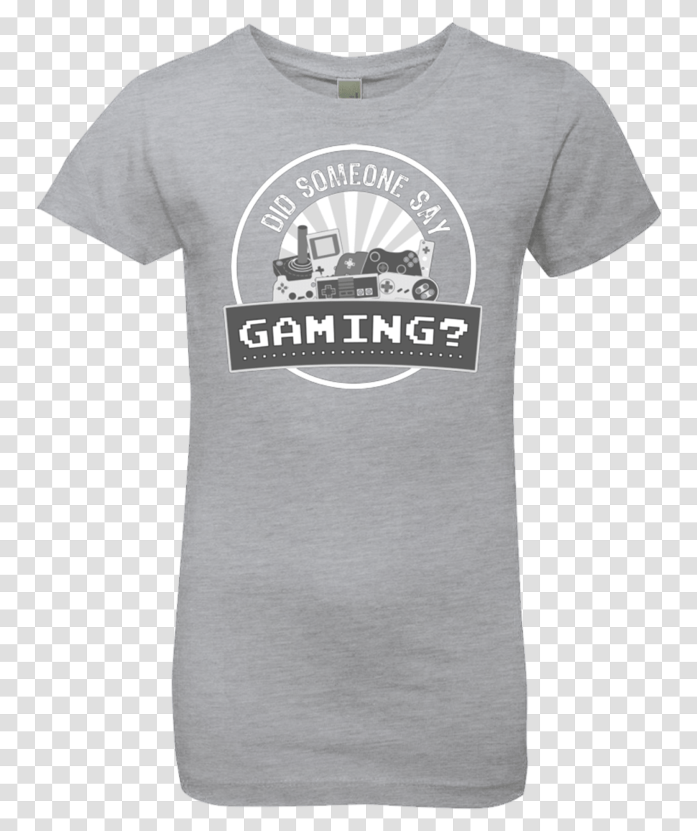 Someone Say Gaming Girls Premium T Shirt T Shirt, Apparel, T-Shirt Transparent Png