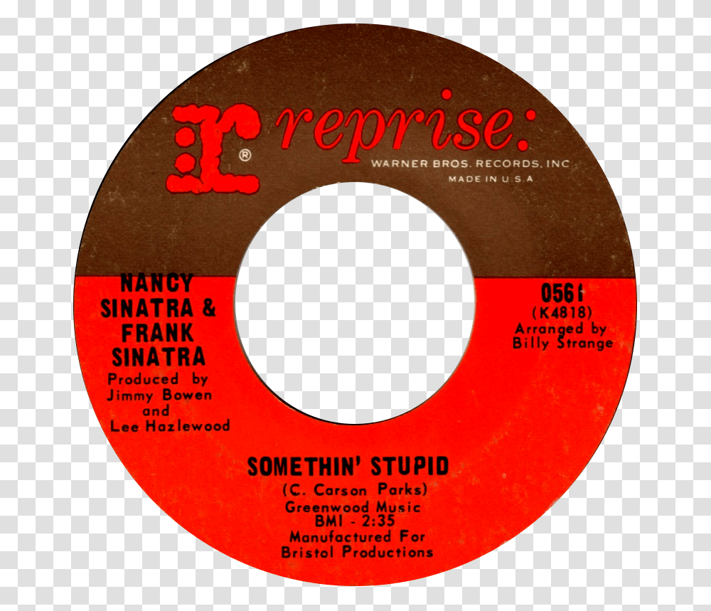 Somethin Stupid, Disk, Dvd, Label Transparent Png