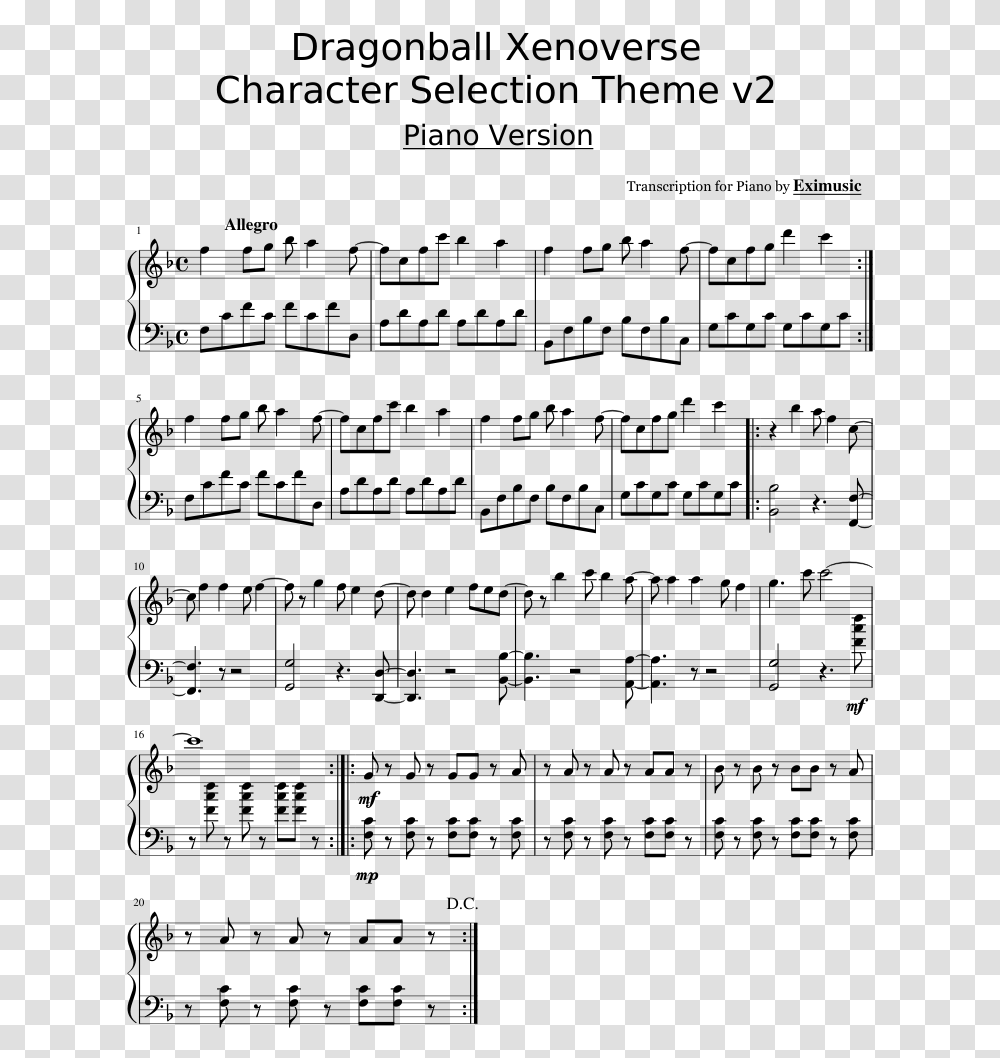 Somewhere In Time Piano Notes, Gray, World Of Warcraft Transparent Png