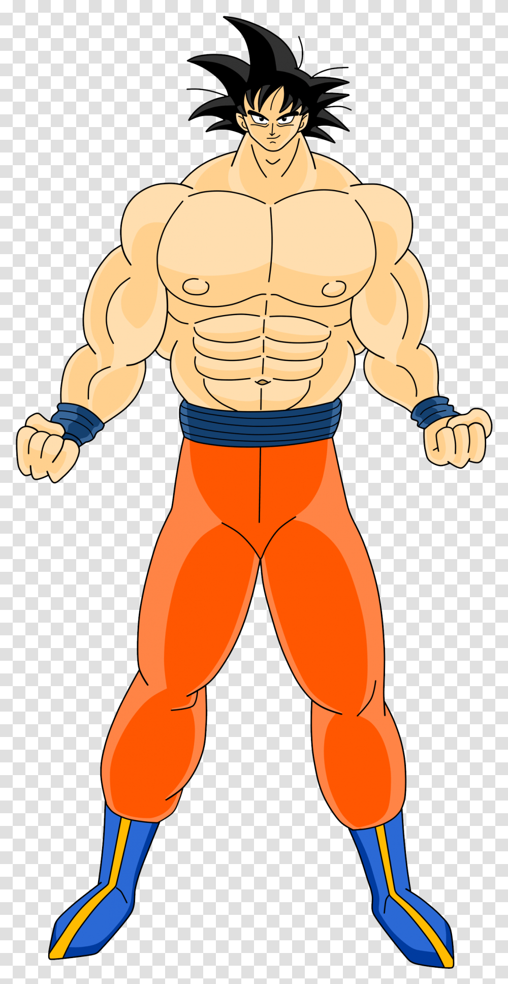 Son Goku Son Goku Legs Muscle, Hand, Torso, Person, Human Transparent Png