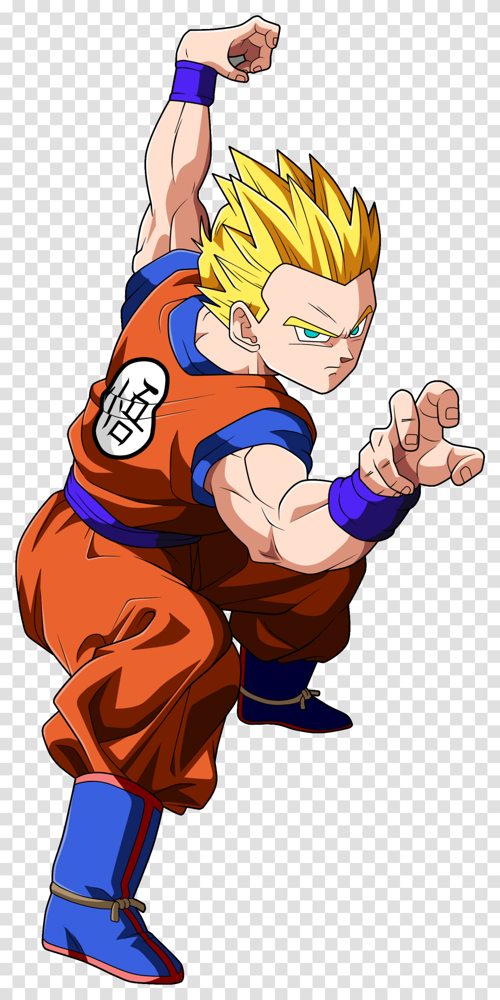 Son Goten Dragon Goten Gt Super Saiyan, Person, Human, Hand, Sport Transparent Png