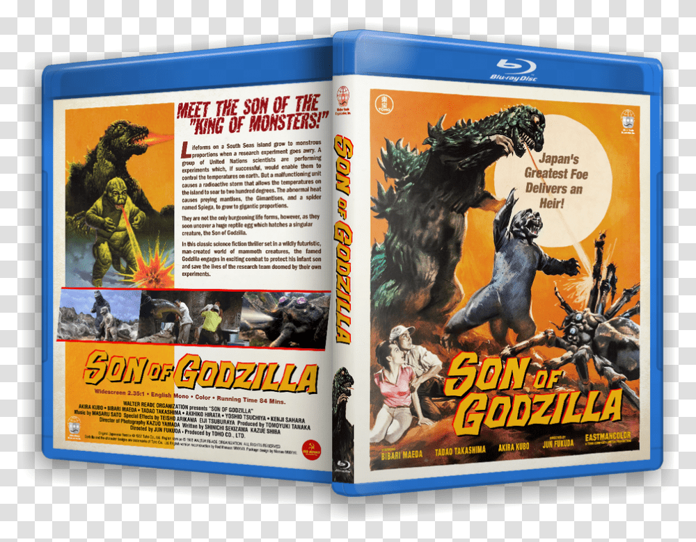 Son Of Godzilla Blu Ray, Person, Human, Poster, Advertisement Transparent Png