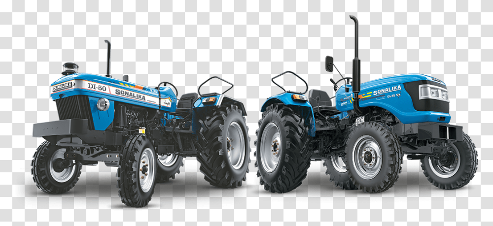 Sonalika Tractor Di, Wheel, Machine, Vehicle, Transportation Transparent Png