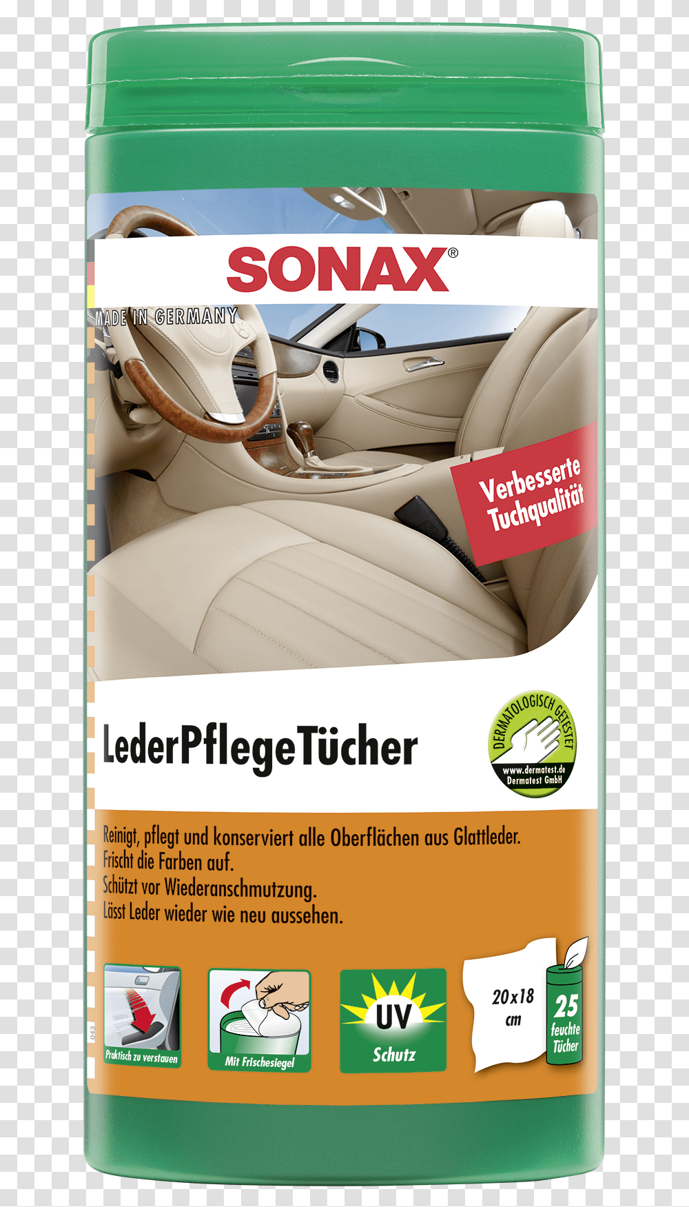 Sonax Lederpflegetcher, Cushion, Car Seat, Flyer, Poster Transparent Png