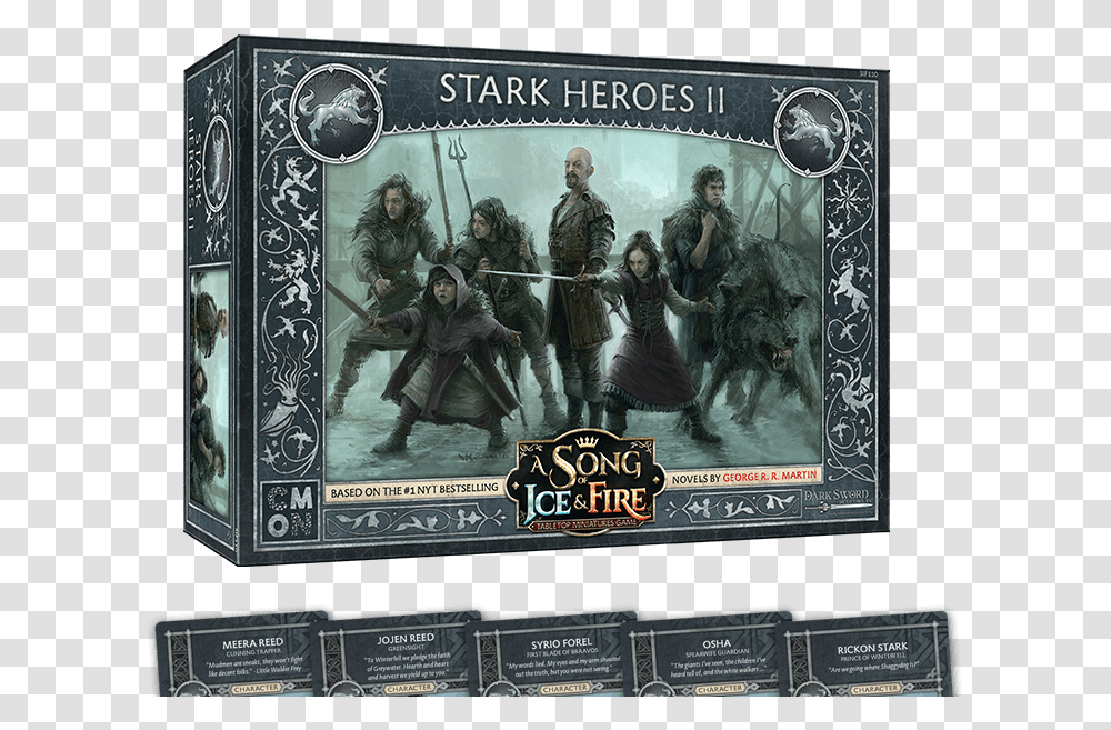 Song Of Ice Amp Fire Stark Heroes, Person, Human, Poster, Advertisement Transparent Png