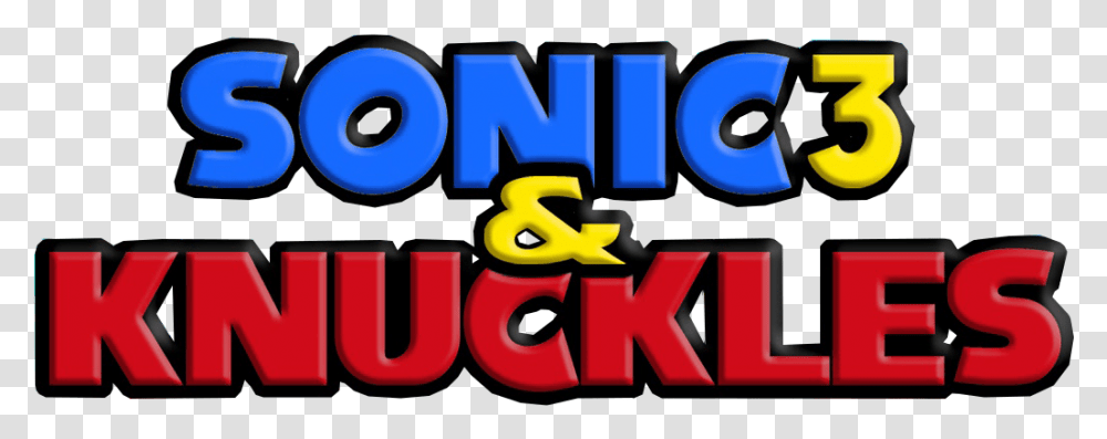 Sonic 3 And Knuckles Logo, Word, Alphabet Transparent Png
