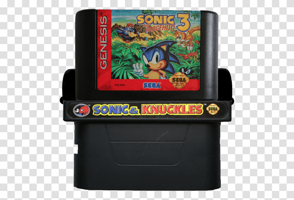 Sonic 3 Genesis Cartridge, Arcade Game Machine Transparent Png
