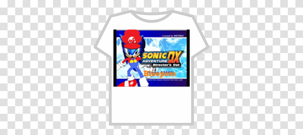 Sonic Adventure Dx Bloopers Logo Roblox Louis Vuitton T Shirt Roblox, Clothing, Apparel, Flyer, Poster Transparent Png