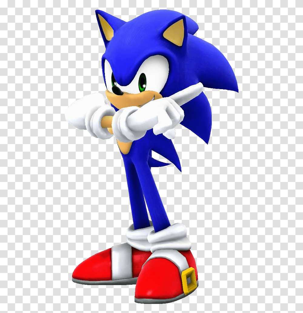 Sonic Adventure Render Super Mario E Sonic, Toy, Figurine Transparent Png