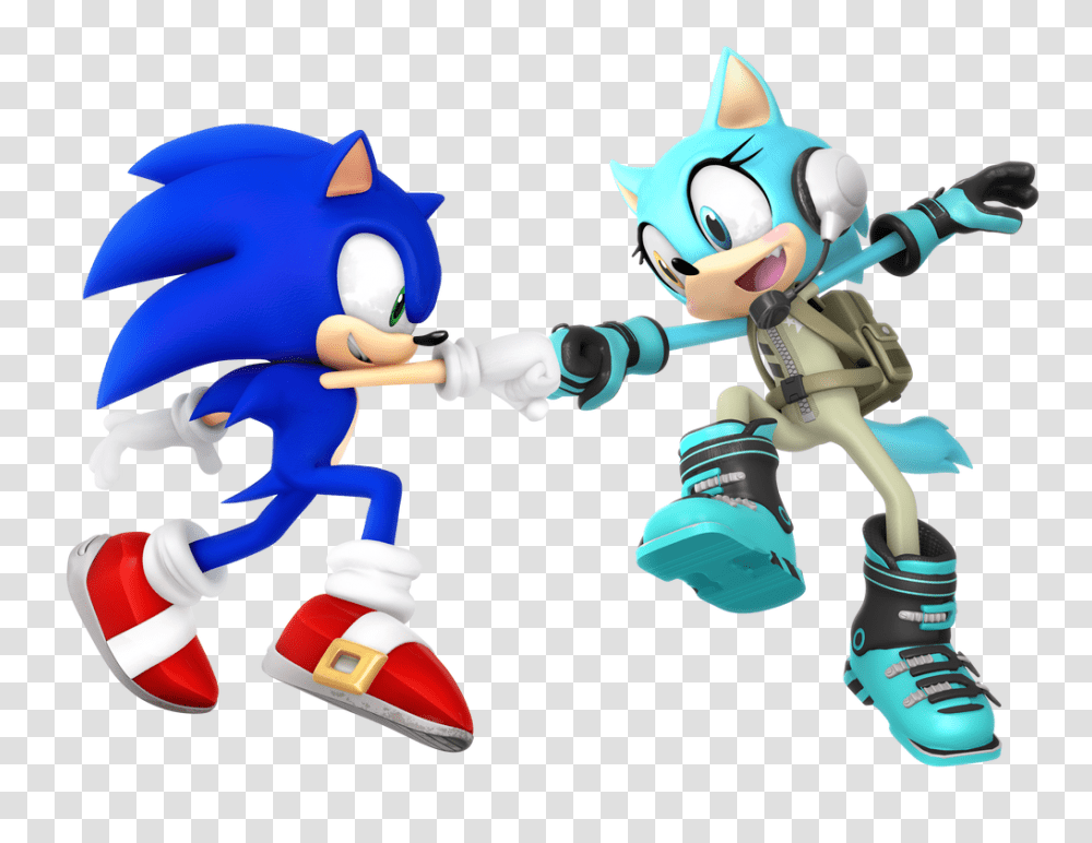Sonic And Scar Fist Bump, Toy, Robot Transparent Png