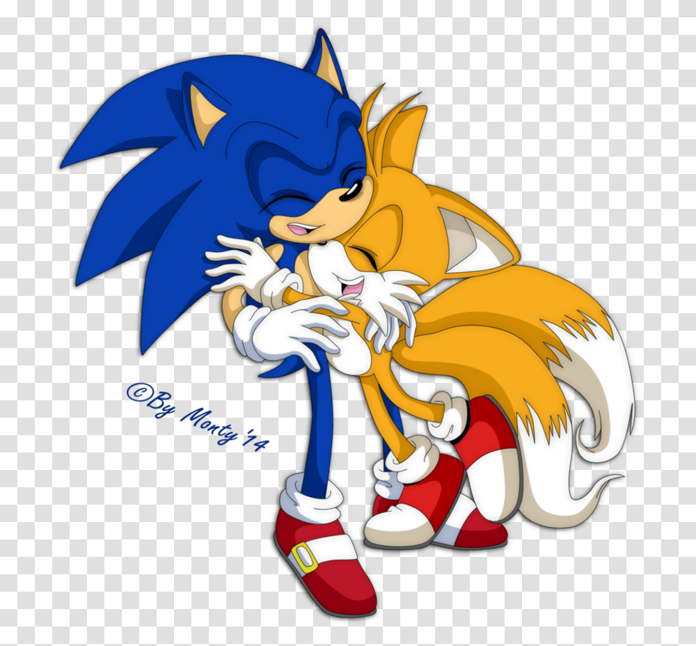 Sonic And Tails, Dragon, Sweets, Food, Confectionery Transparent Png