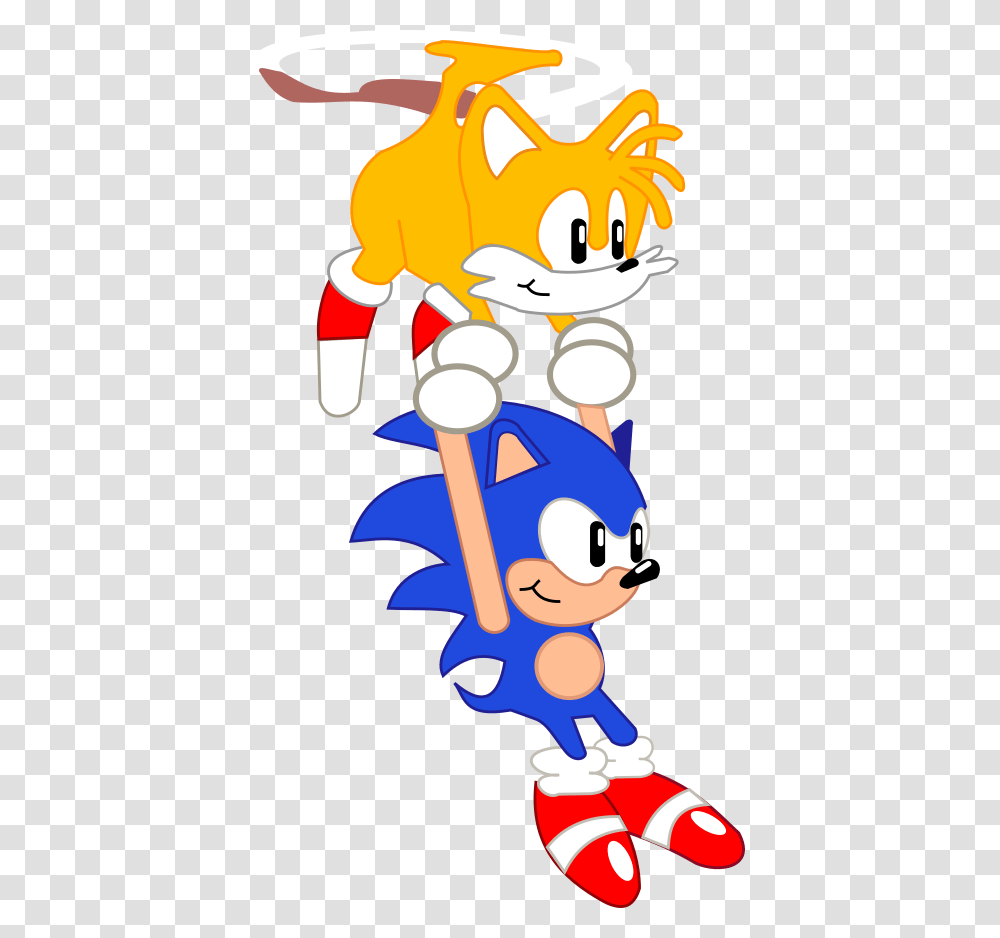 Sonic And Tails From Sonic 3 In Hd Clipart Download Tails Sonic, Performer, Doodle, Drawing Transparent Png