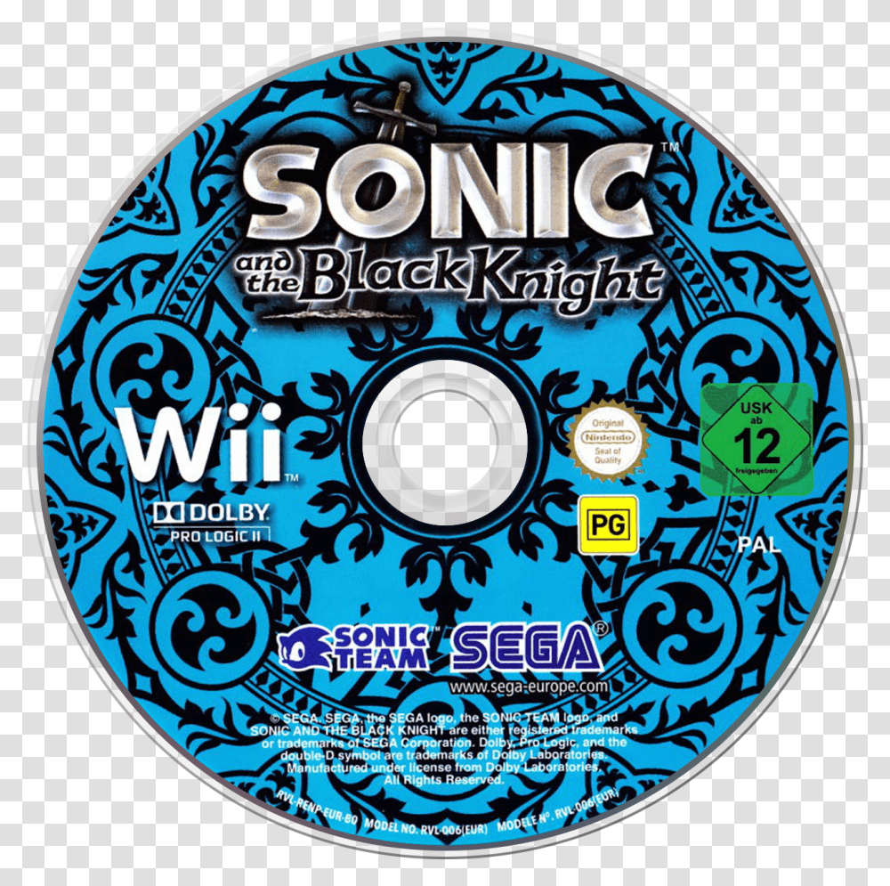 Sonic And The Black Knight Details Launchbox Games Database Sonic And The Black Knight Disc, Disk, Dvd Transparent Png
