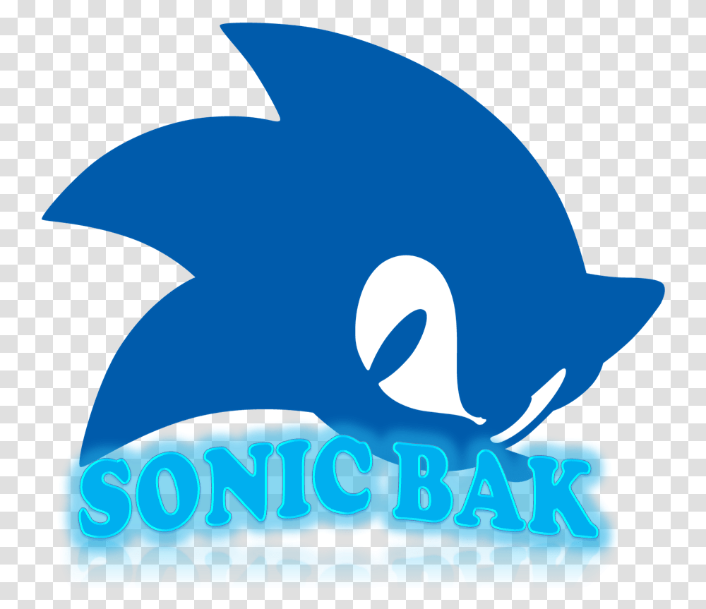 Sonic Bak Logo By Sonicth62 Sonic Head, Outdoors, Nature, Ice, Animal Transparent Png