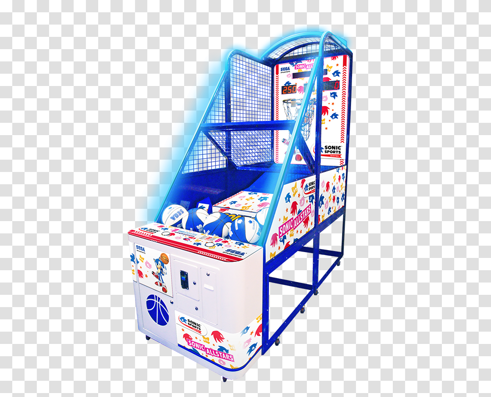 Sonic Basketball Arcade, Arcade Game Machine Transparent Png