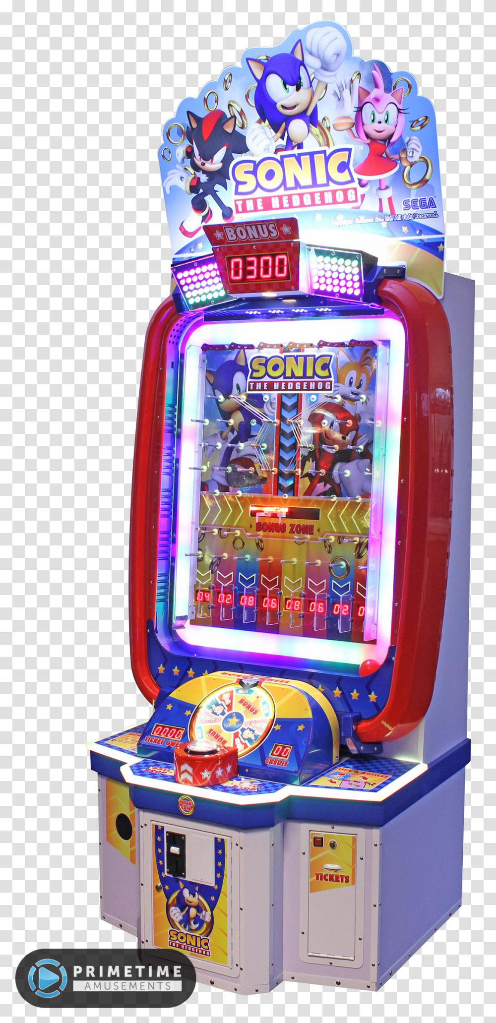 Sonic Blast Ball Cabinet Sonic Blast Ball Redemption, Arcade Game Machine, Slot, Gambling, Toy Transparent Png