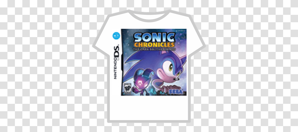 Sonic Chronicles The Dark Brotherhood Roblox Sonic Chronicles The Dark Brotherhood, Clothing, Apparel, Shirt, Angry Birds Transparent Png