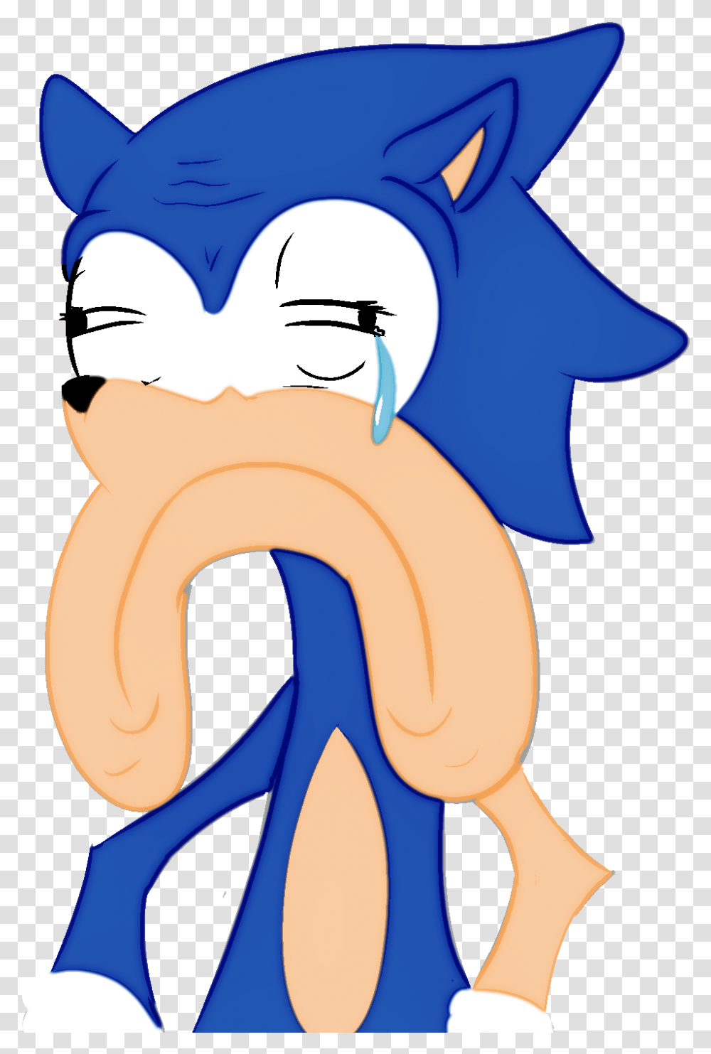 Sonic Clip Art Sad Sonic The Hedgehog, Ear, Face, Teeth Transparent Png