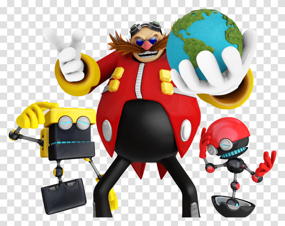 Sonic Colors Sonic Amp Knuckles Sonic Lost World Doctor Dr Eggman Orbot And Cubot, Toy, Performer, Robot, Video Gaming Transparent Png