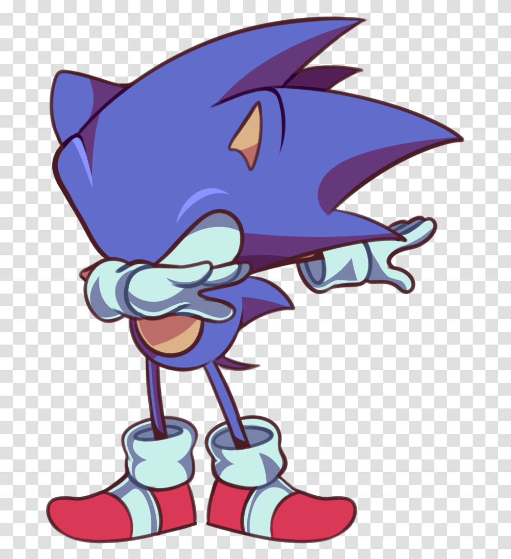 Sonic Dabbing Yes Really Sonic The Hedgehog Dabbing, Animal, Sea Life Transparent Png