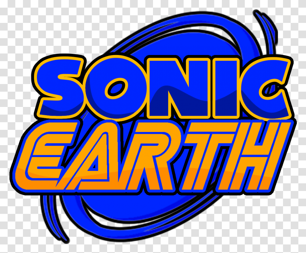 Sonic Earth Logo By Sonicearthteam Graphic Design, Text, Lighting, Alphabet, Dynamite Transparent Png