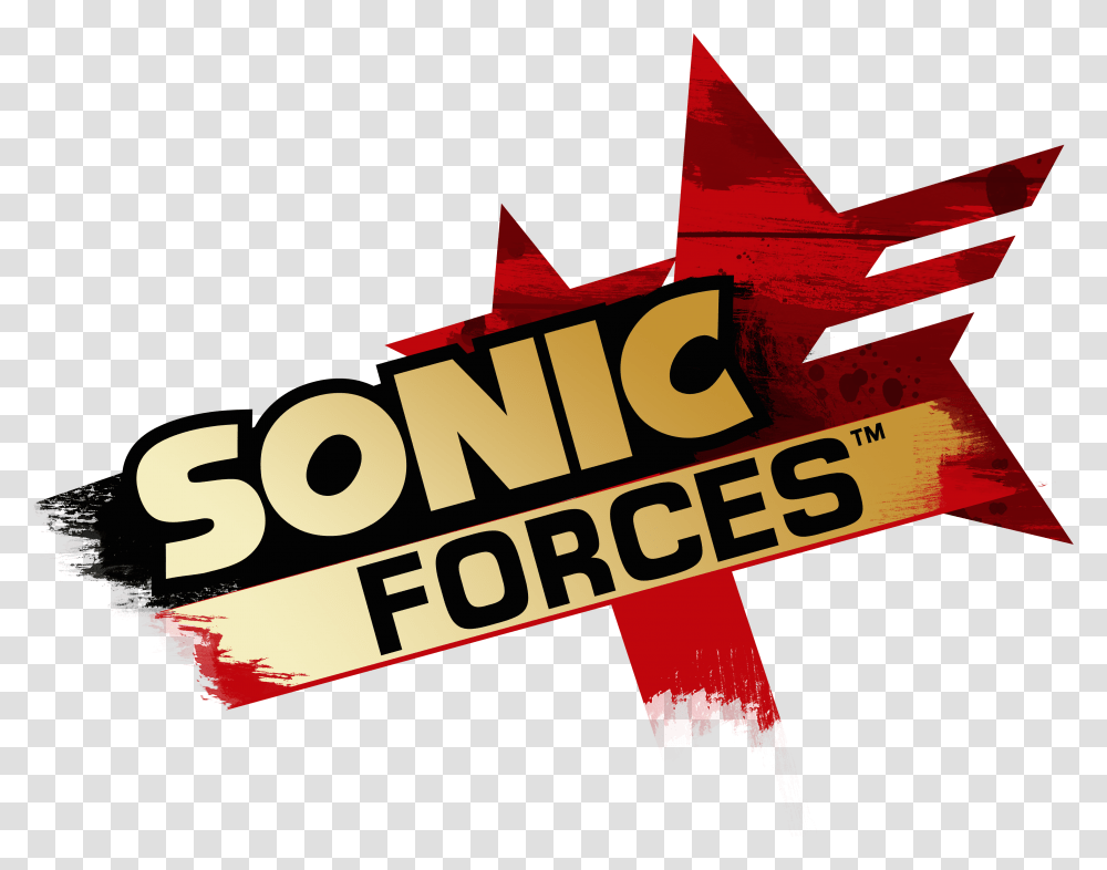 Sonic Forces Logo, Trademark, Label Transparent Png