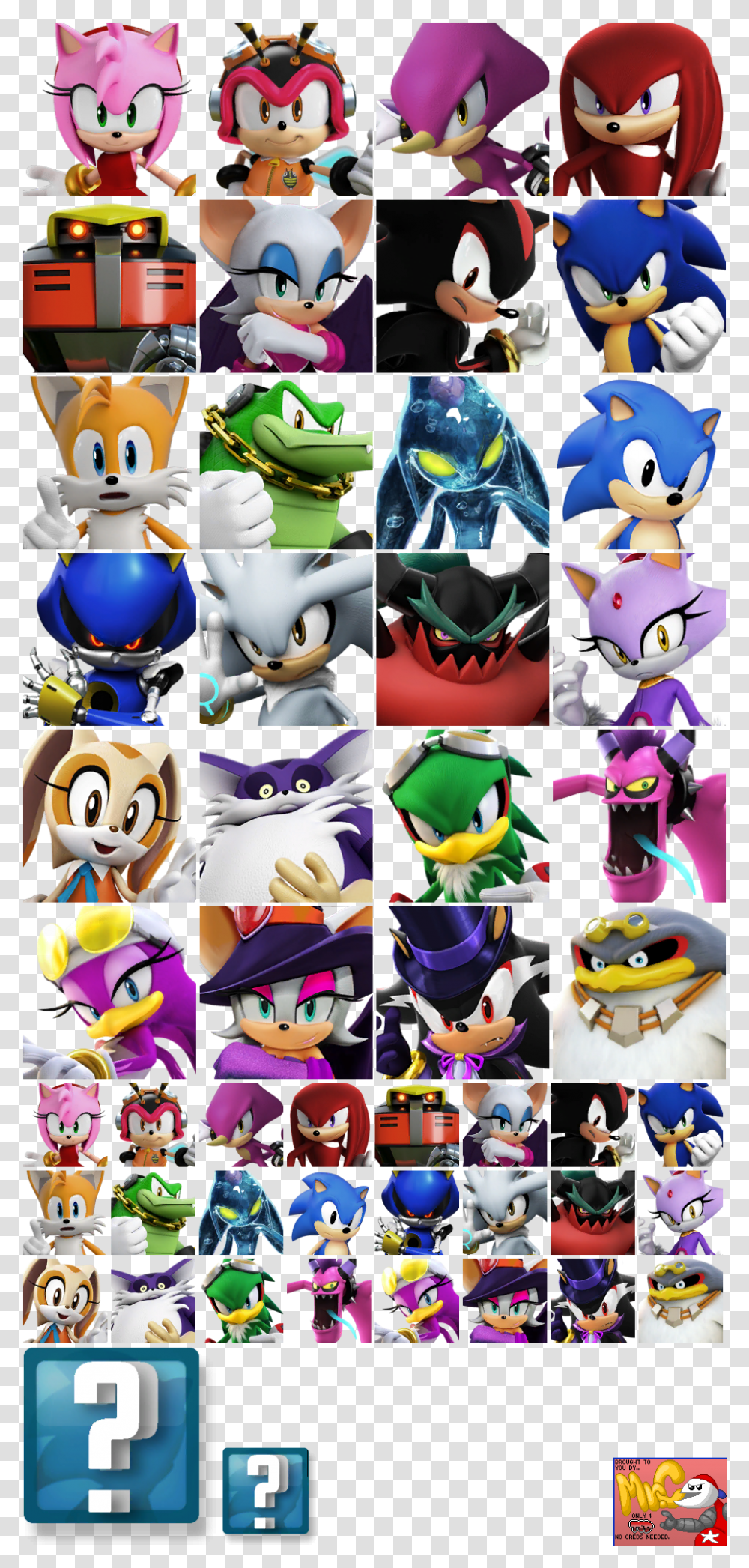 Sonic Forces Sonic Forces Speed Battle All Characters, Book, Angry Birds, Comics, Toy Transparent Png
