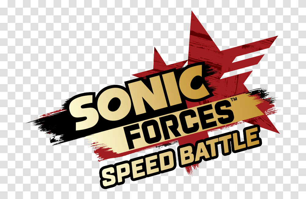 Sonic Forces Speed Battle Logo, Poster, Advertisement, Flyer, Paper Transparent Png