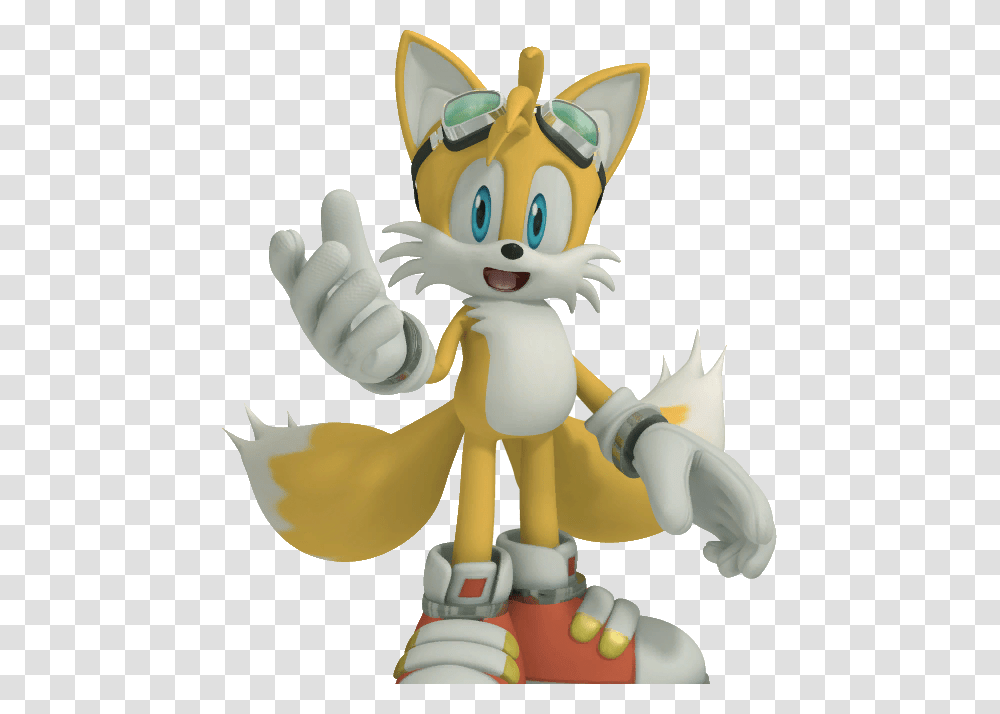 Sonic Free Riders Image Tails, Toy, Figurine, Sweets, Food Transparent Png