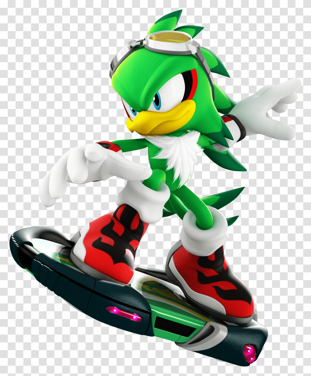 Sonic Free Riders Jet The Hawk, Toy, Mascot Transparent Png