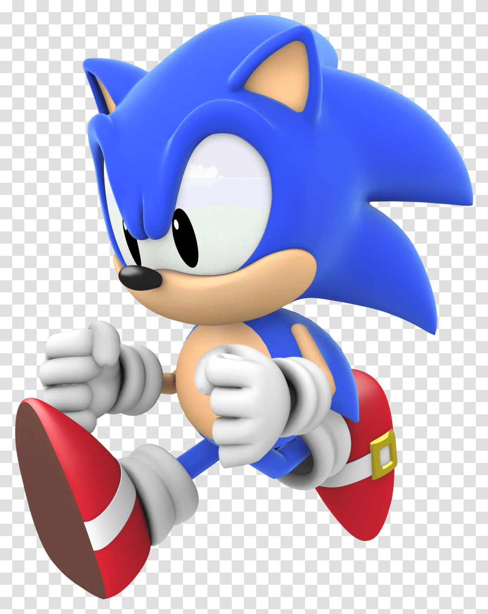 Sonic Generations Classic Sonic Running Download, Toy, Figurine, Robot Transparent Png