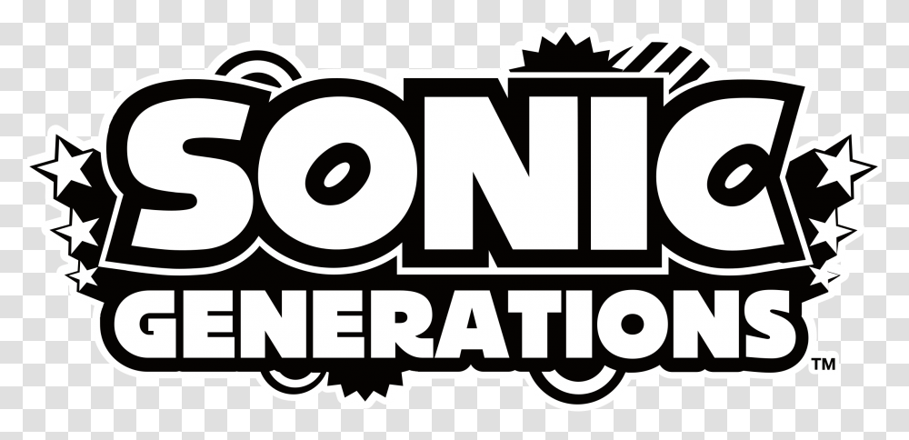 Sonic Generations Logo, Label, Word, Alphabet Transparent Png