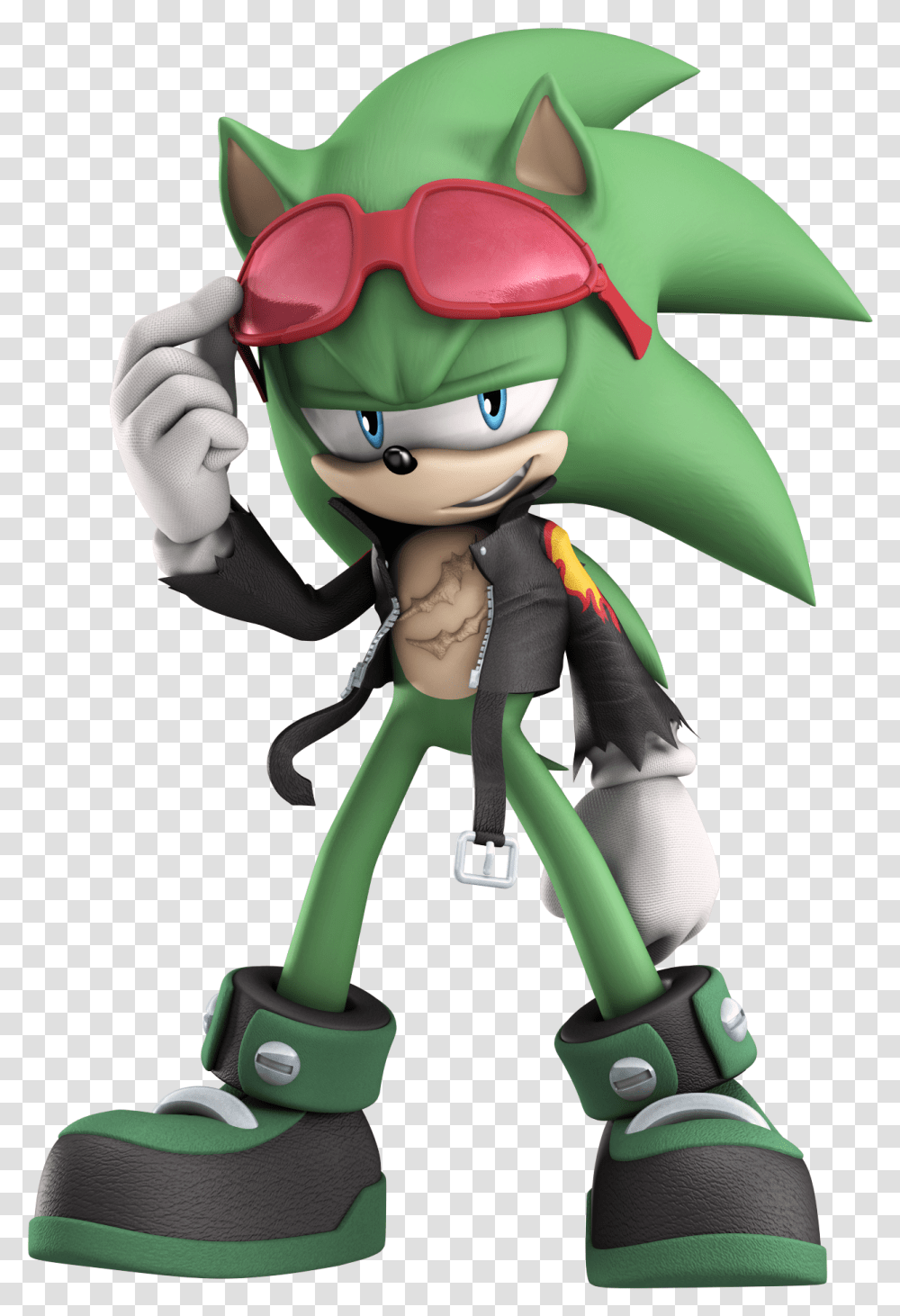 Sonic Generations Sonic Boom Scourge The Hedgehog, Toy, Figurine, Sunglasses, Accessories Transparent Png
