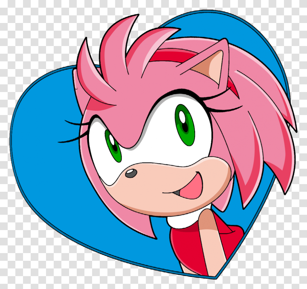 Sonic Head Amy Rose Sonic X Download Original Size Amy Rose Sonic X Cara, Angry Birds Transparent Png