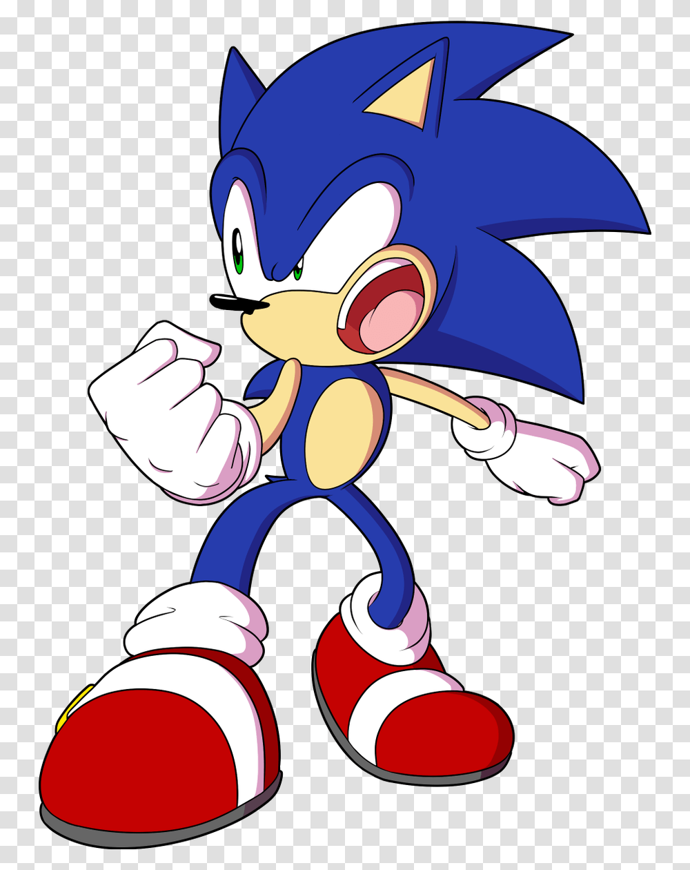 Sonic Head, Hand, Label Transparent Png