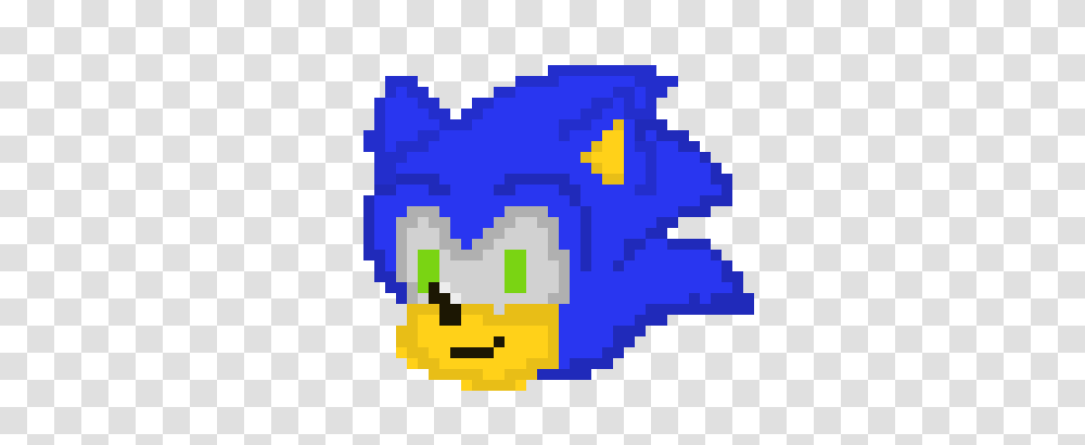 Sonic Head Pixel Art Maker, Rug, Pac Man Transparent Png