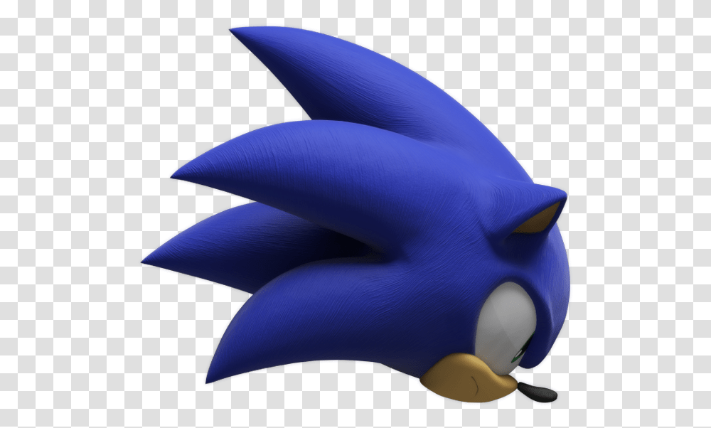 Sonic Hedgehog Head Figurine, Apparel, Bird, Animal Transparent Png
