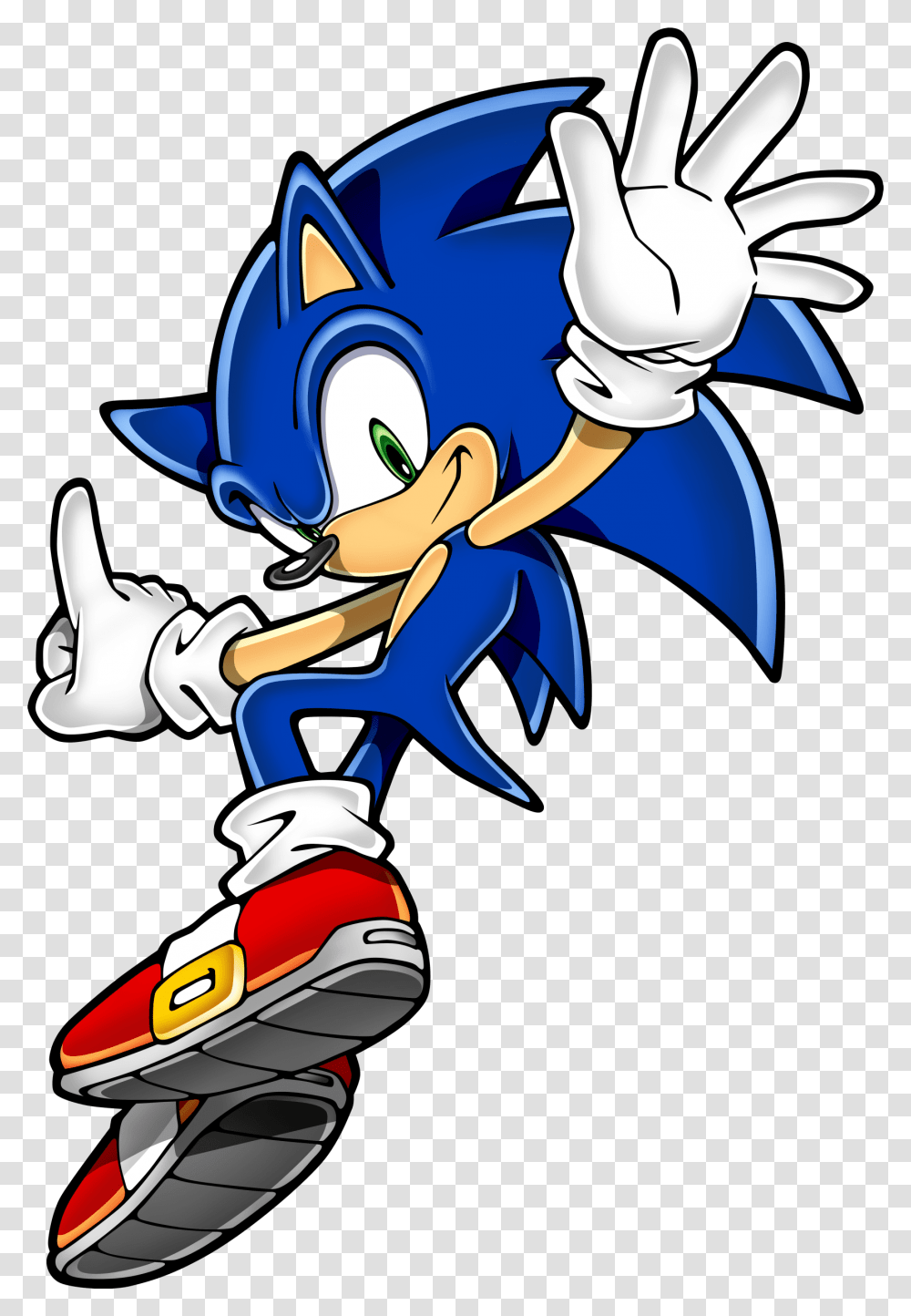 Sonic Hedgehog Jumping, Comics, Book, Manga Transparent Png