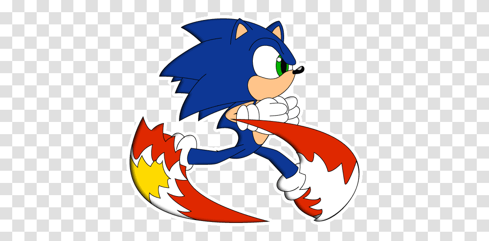 Sonic Hedgehog Running Moving, Outdoors, Nature, Land, Sea Transparent Png
