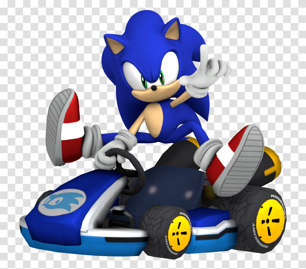 Sonic Kart 8 By Nintega Dario, Toy, Vehicle, Transportation, Bumper Transparent Png