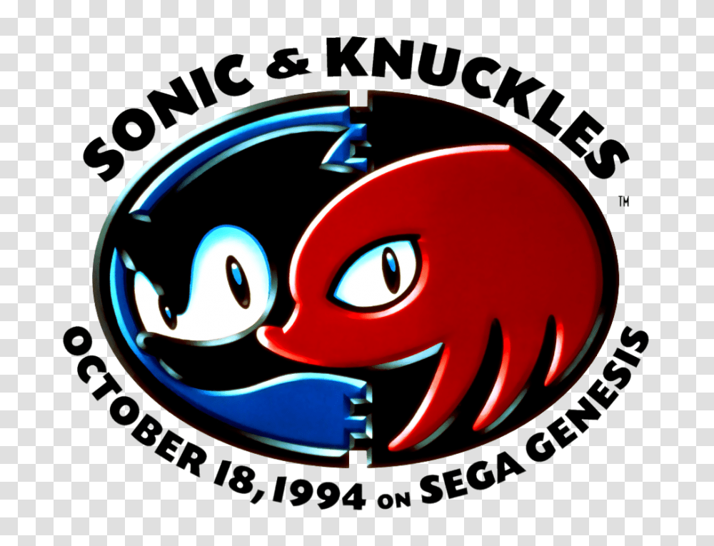 Sonic Knuckles, Logo, Trademark Transparent Png