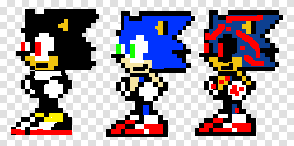 Sonic Pixel Art, Pac Man Transparent Png