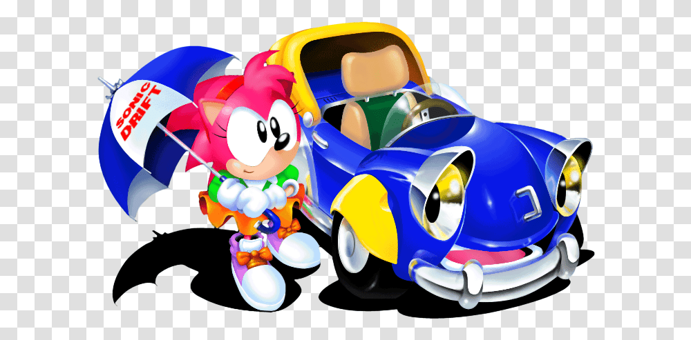 Sonic R Amy Rose, Toy, Transportation, Vehicle, Pac Man Transparent Png