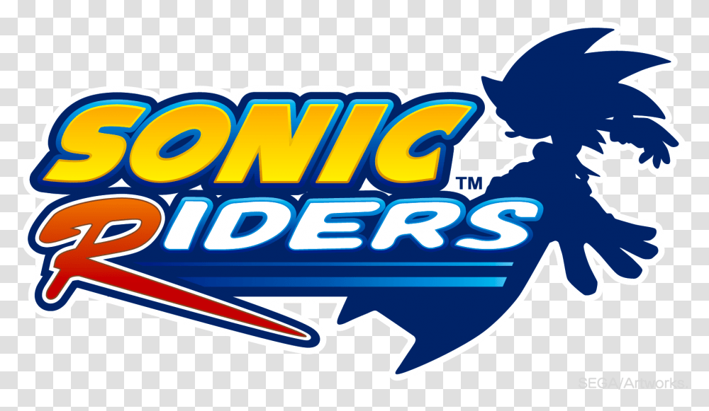 Sonic Riders Logo, Word Transparent Png
